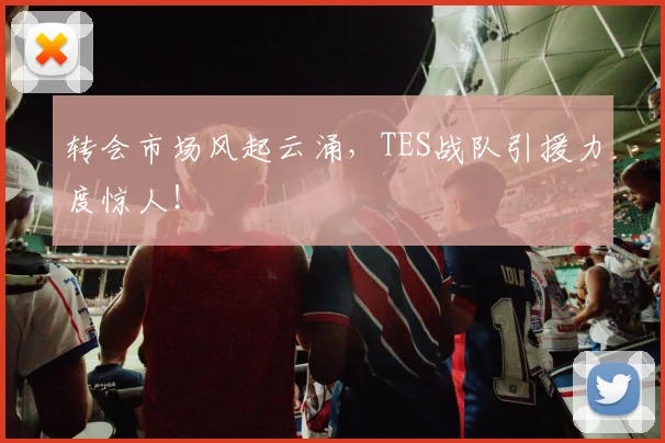 转会市场风起云涌，TES战队引援力度惊人！