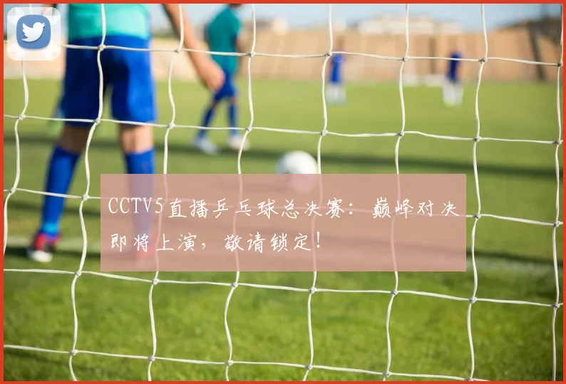 CCTV5直播乒乓球总决赛：巅峰对决即将上演，敬请锁定！